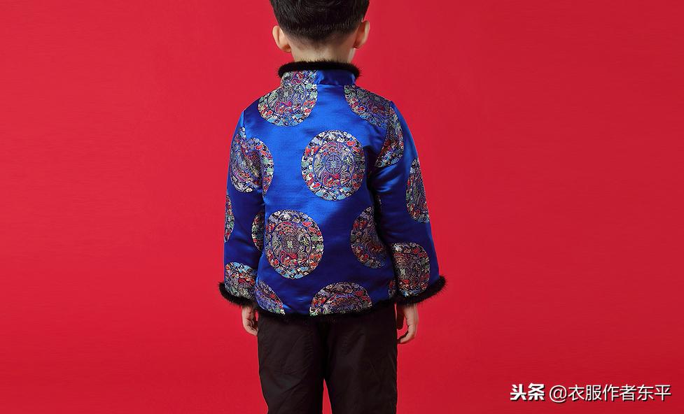 拜年服男宝唐装裁剪,男宝宝冬季唐装裁剪图