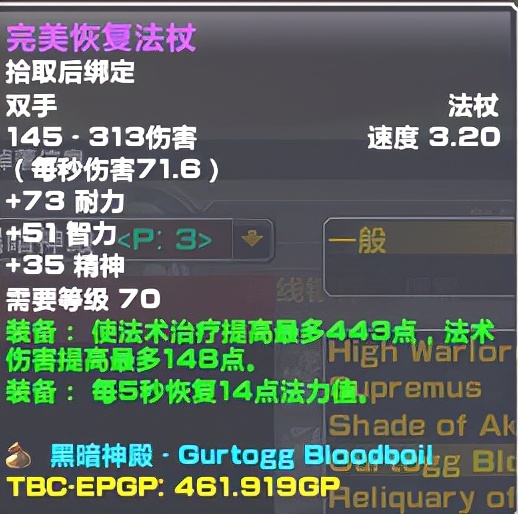 魔兽世界燃烧远征（TBC）：P3治疗*器武**盘点