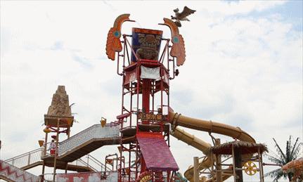 弥勒湖泉水乐园,弥勒水上乐园温泉