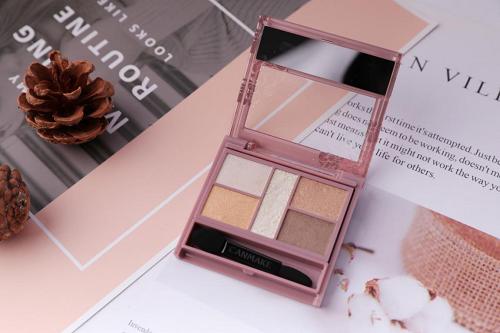 canmake五色眼影盘,canmake四色眼影盘替代五色眼影盘