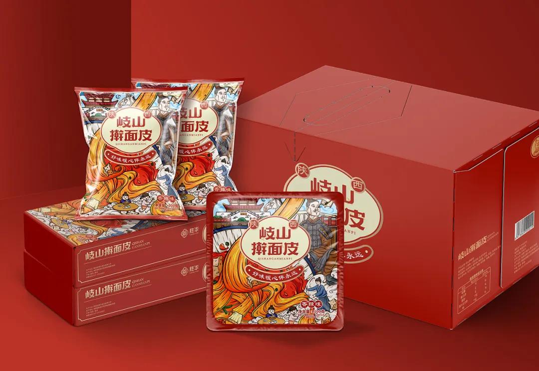 精致面条包装设计,面条如何包装出高级感