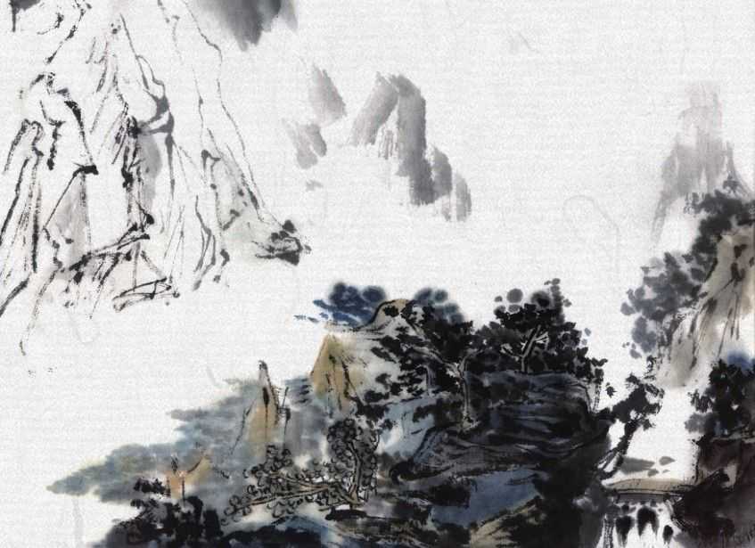 零基础画山水画教程,山水画三级考级范画