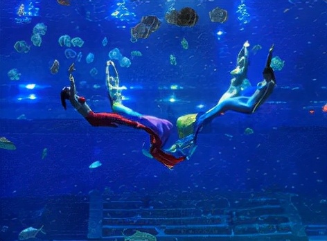 去不了海就去海洋馆,去不了大海就去海底世界