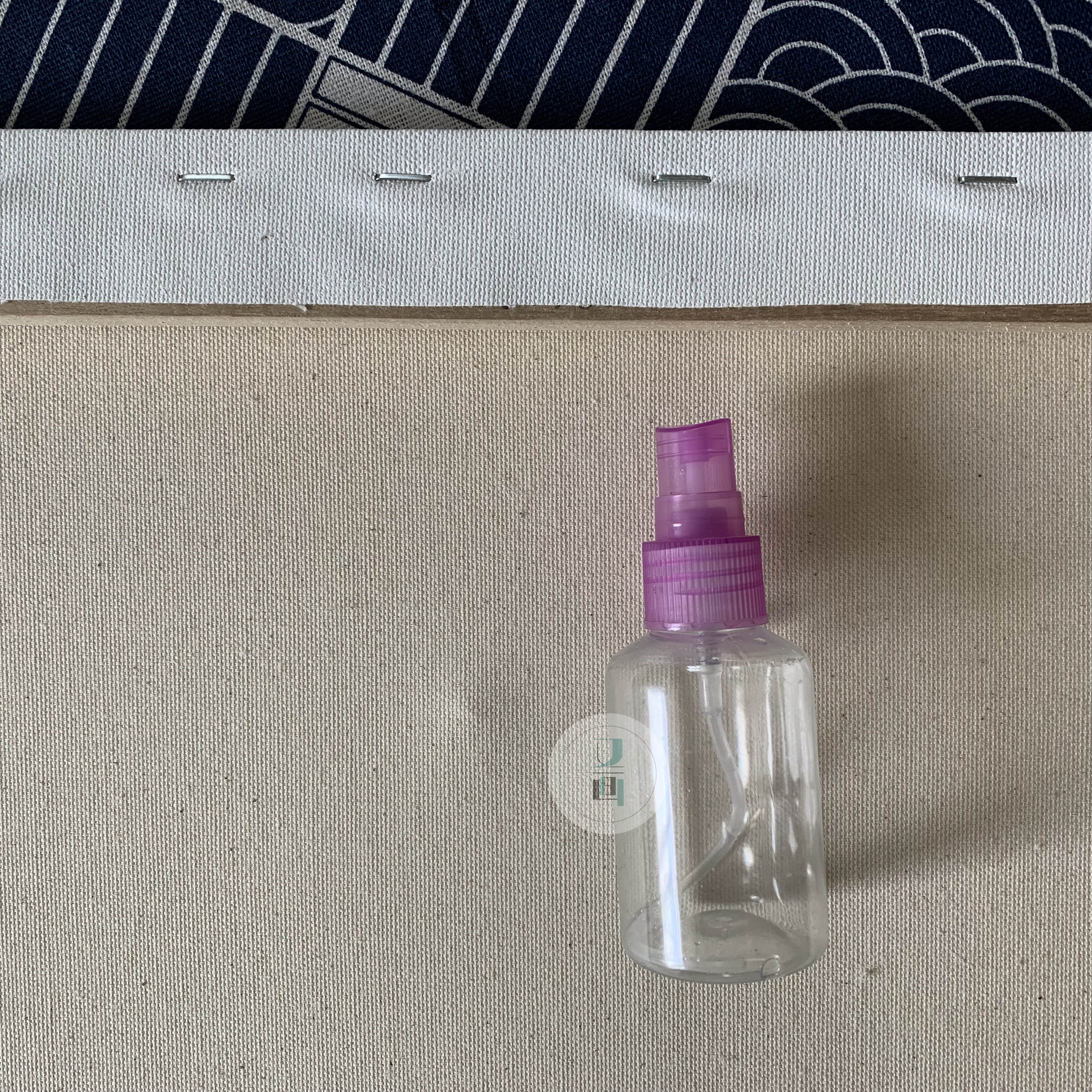 油画绷布过程,油画绷布折角技巧