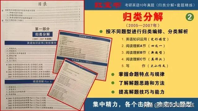 红宝书考研真题,红宝书考研英语10年真题