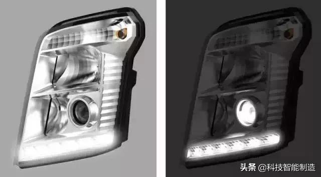 汽车灯壳模具设计,汽车大灯灯罩制作模具