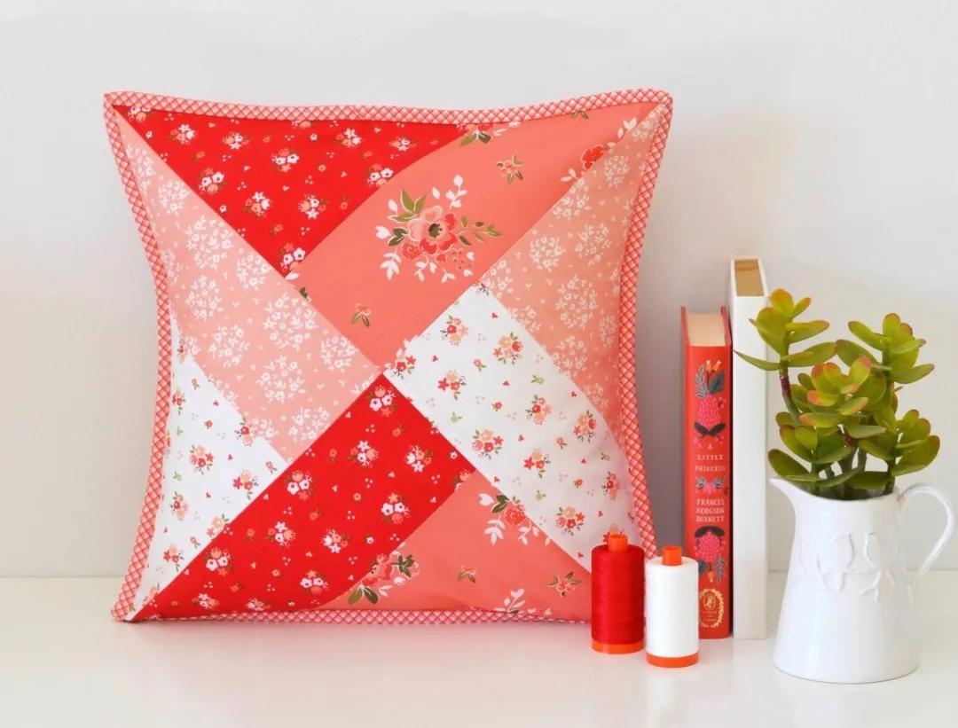 30款手工拼布抱枕，以后家里抱枕不用买了，自己拼一个！附图解