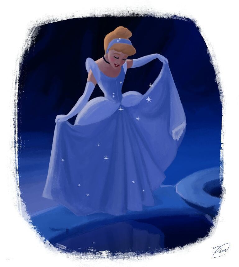 迪士尼画风场景插画,巴西插画师janaglatt作品