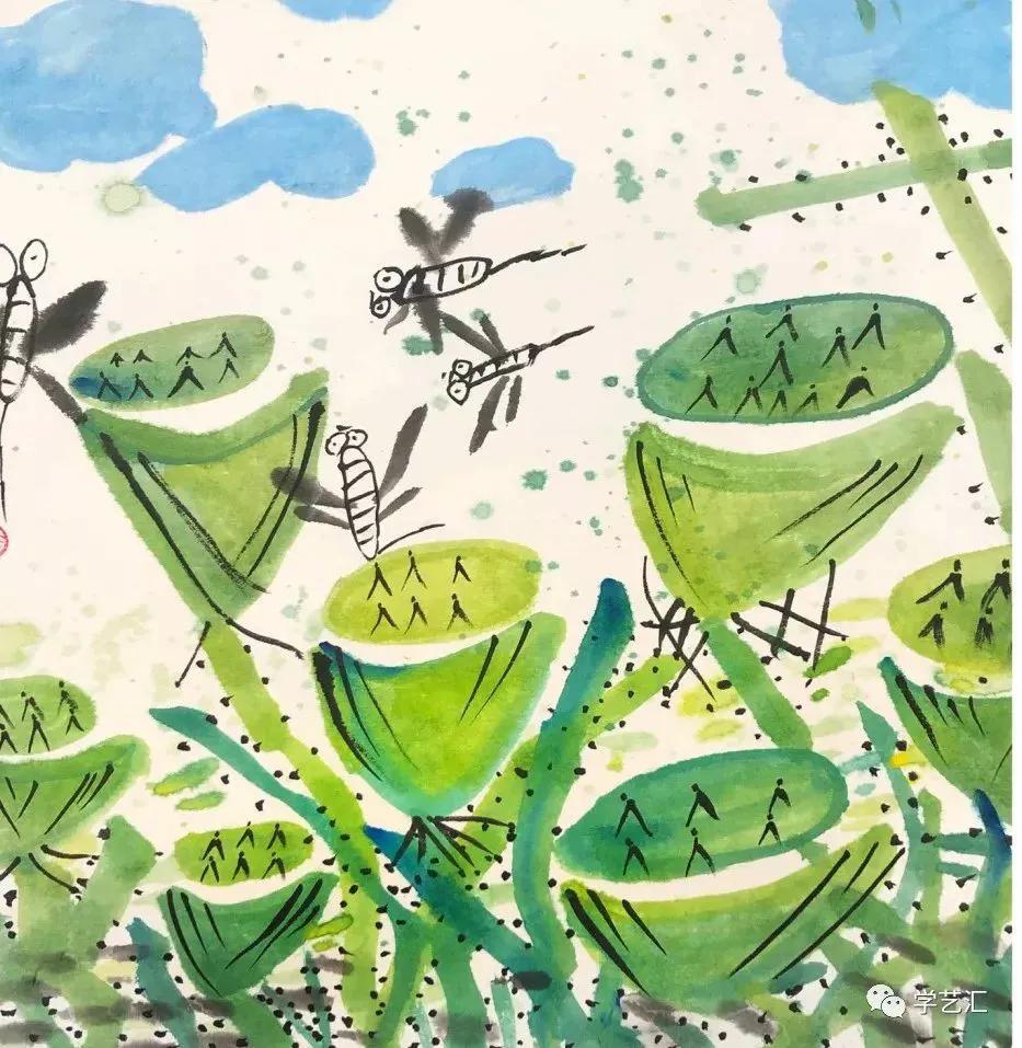 绘画水墨作品大全,水墨画儿童绘画技法新教程