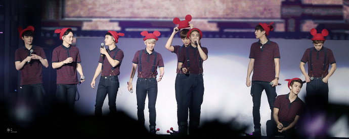 目前exo在韩国人气,再次进入韩国音源榜单exo初雪