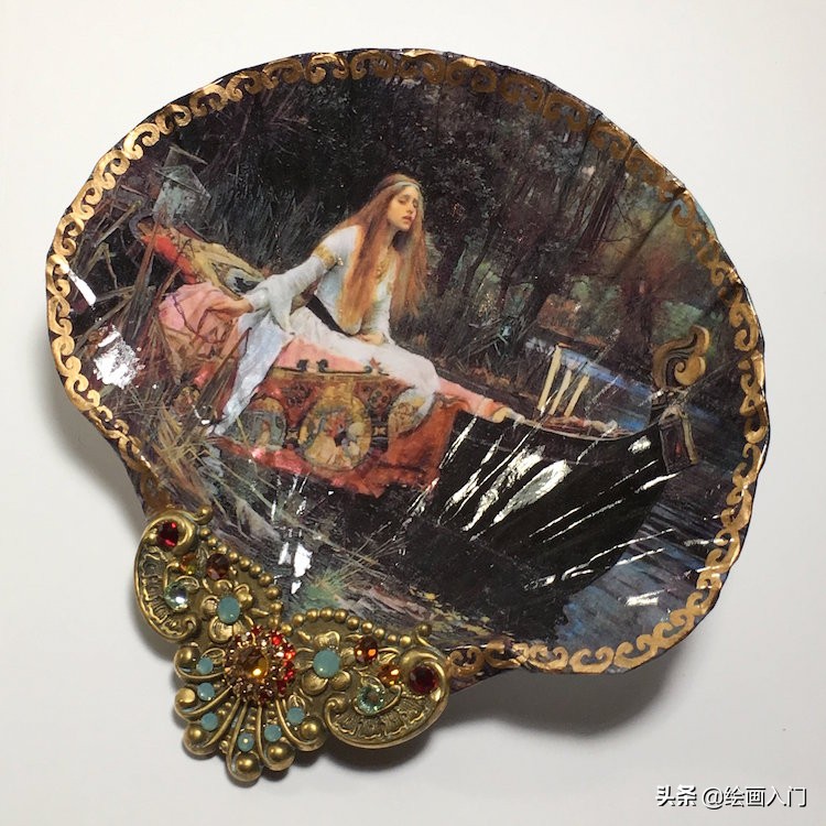 把贝壳做成精美饰品教程,古代贝壳装饰画