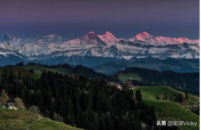 旅游风景视频阿尔卑斯山,旅游风光阿尔卑斯山脉