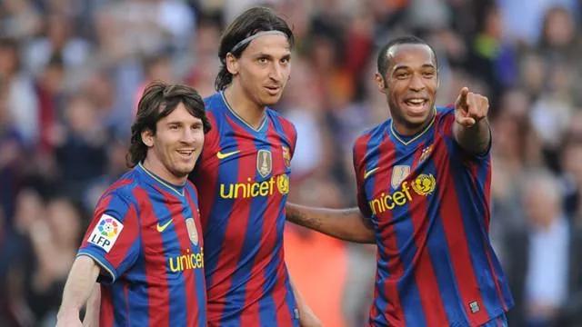 伊布在巴萨时的阵容,欧冠冠军巴萨队员