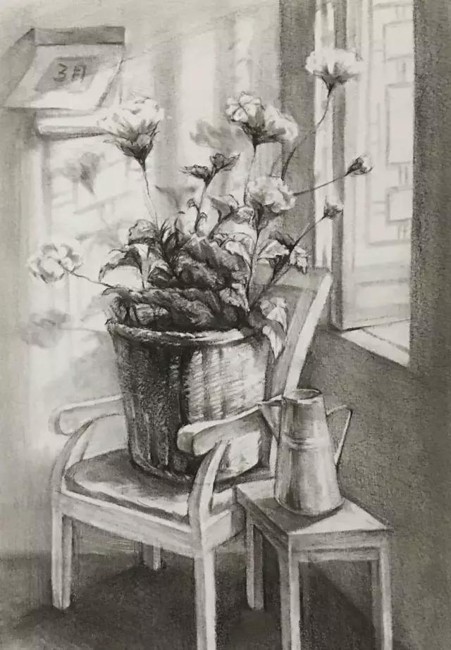 清华美院素描高分试卷及点评,中国美院高分卷2019素描