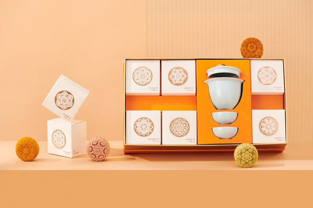 中秋月饼精美礼盒设计,最有创意的月饼包装展开图