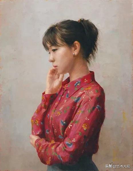 木原和敏人物油画,日本画家超写实人物油画欣赏