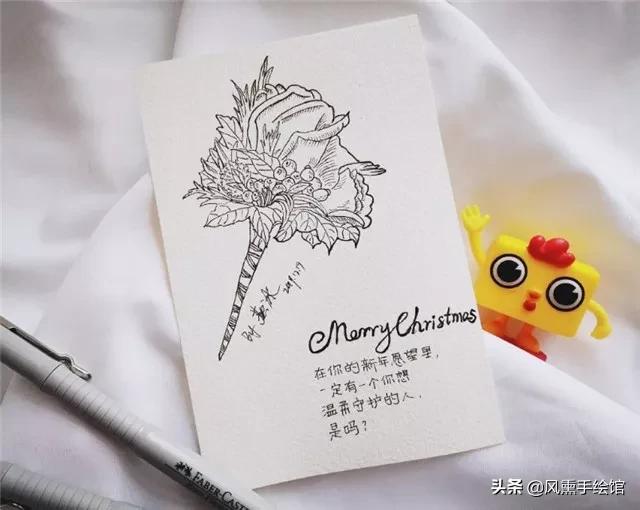 圣诞贺卡手工创意,圣诞节贺卡美术作品