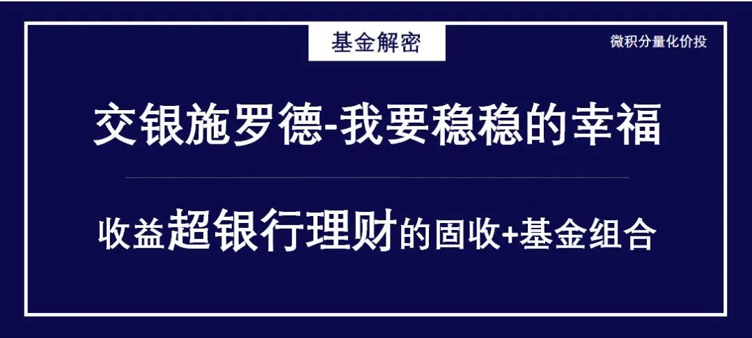 我要稳稳的幸福基金,我要稳稳的幸福基金组合怎么样