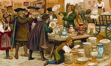 梅森meissen中古水晶杯,梅森瓷器巴黎系列