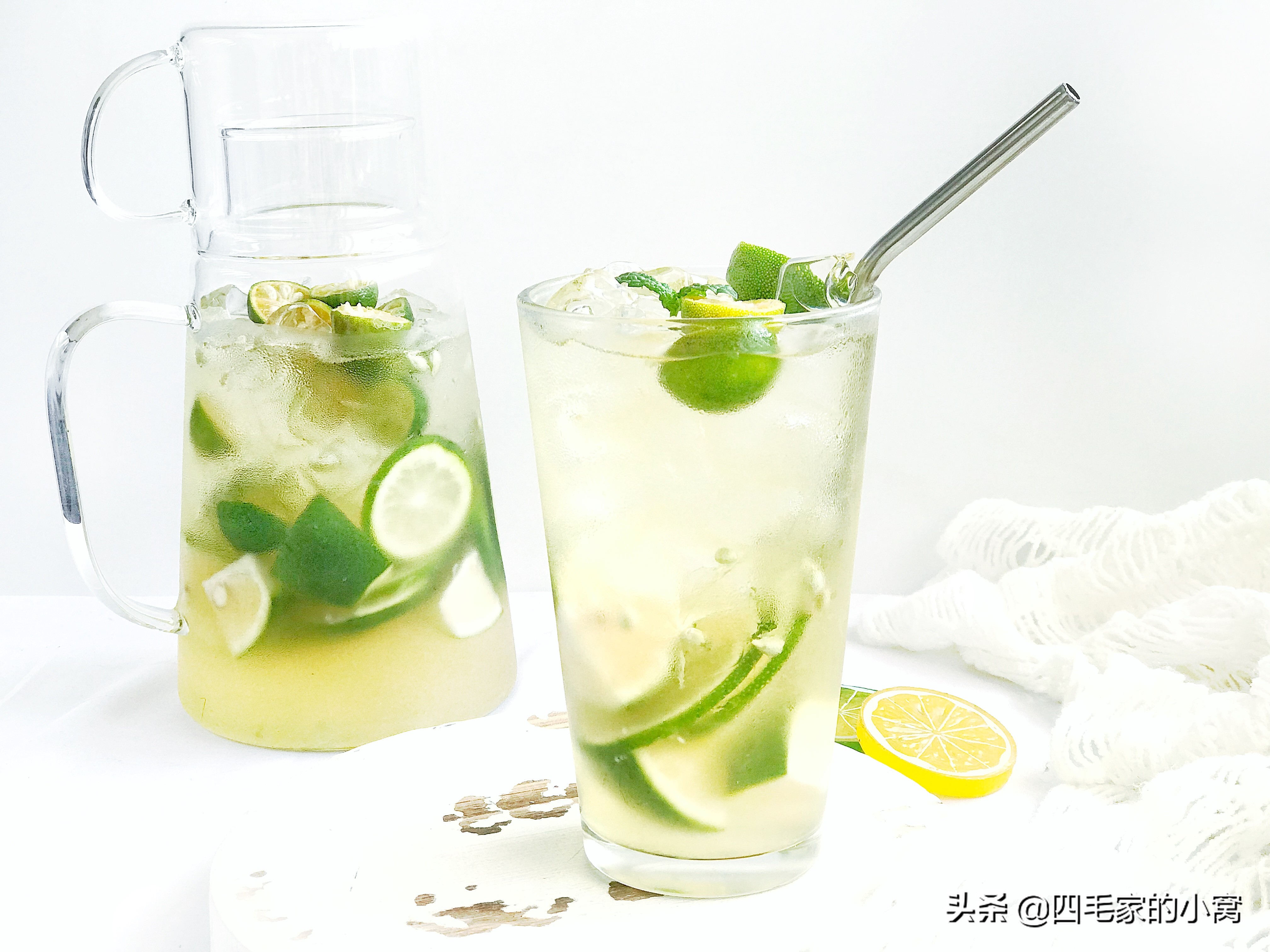 水果奢侈吃法，用自制零添加大果粒水果酱，制作爆款夏季清凉沁饮