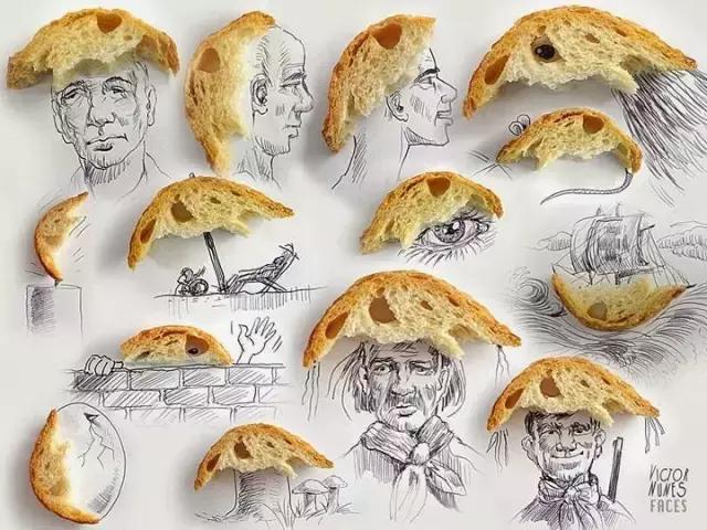 精美创意插画100幅无水印,彩铅小插画500例临摹