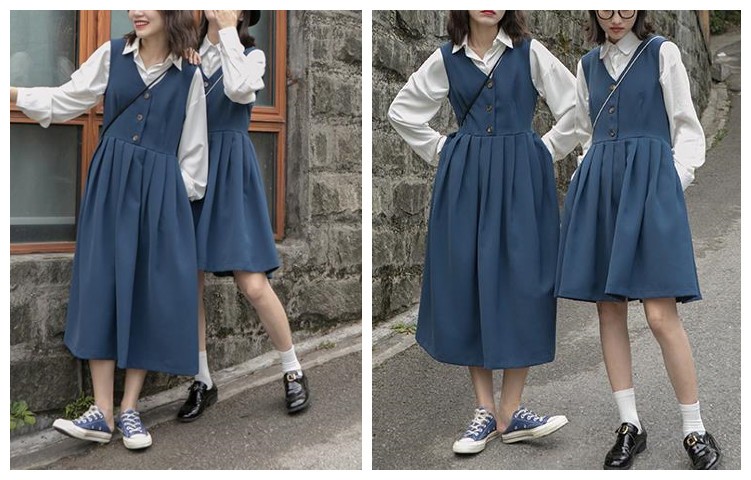 街拍闺蜜逛街这样穿回头率太高了 (和闺蜜一起解锁街头休闲穿搭)