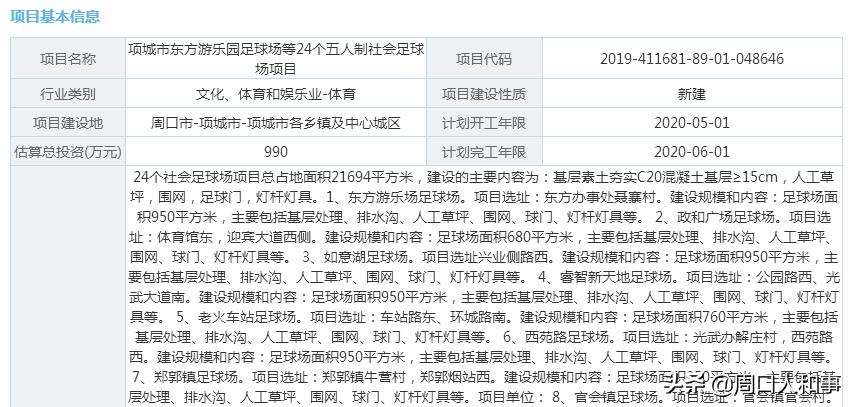 周口新建足球场在哪,项城足球场选址