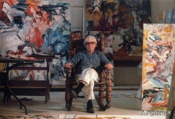 丹麦画家蒙森德风景油画作品欣赏,荷兰画家德库宁的油画作品无题