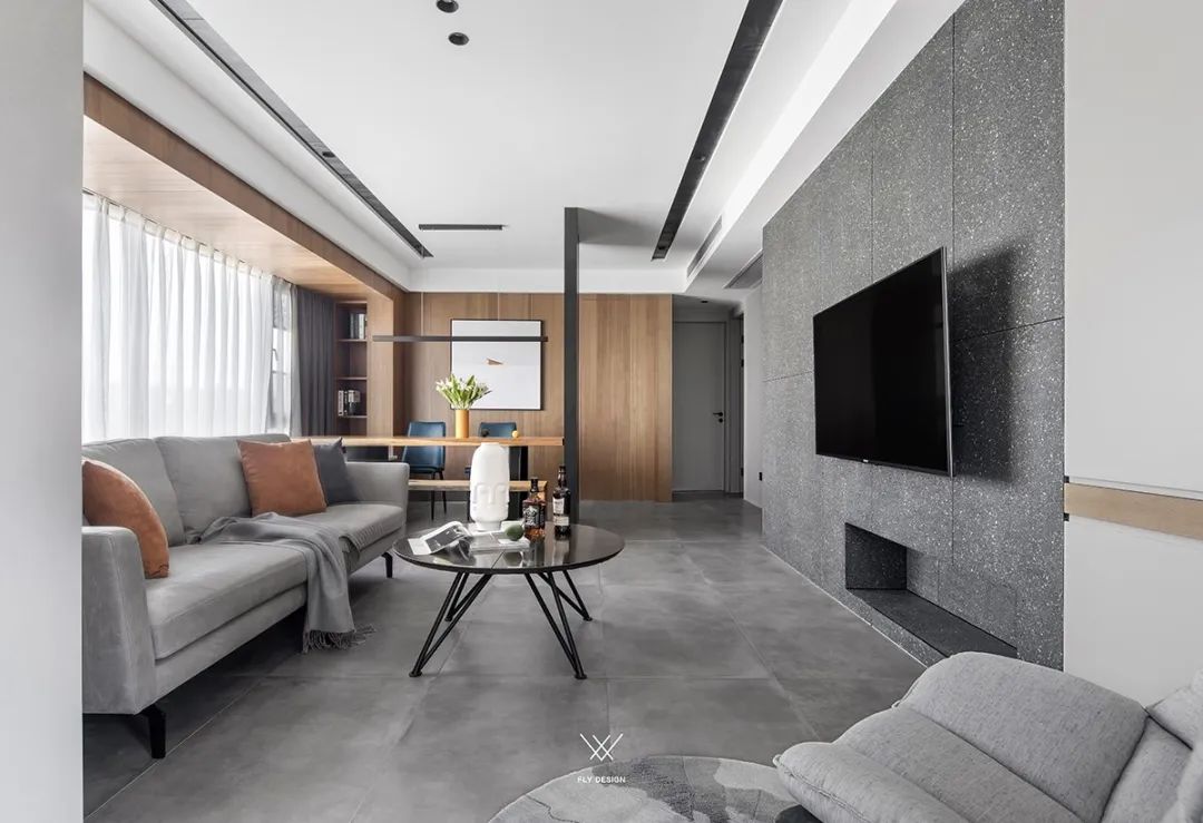 黑白灰现代简约风格铺什么地砖,简约式最流行灰色地砖