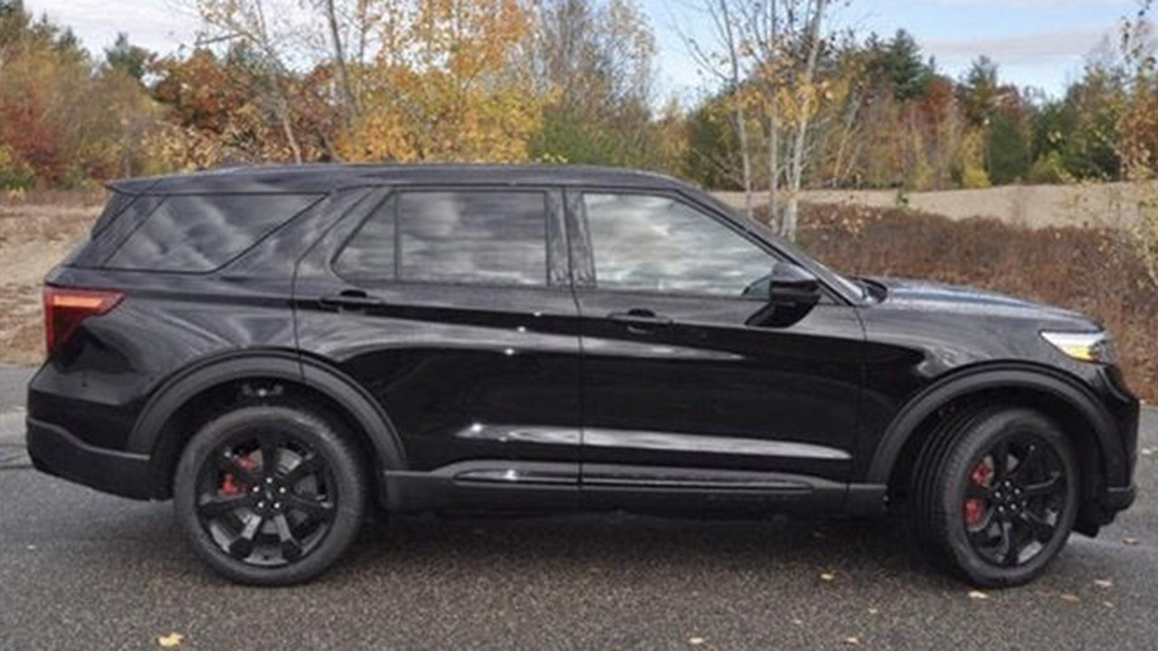 福特探险者st车型海外实拍,美国福特探险者st运动版