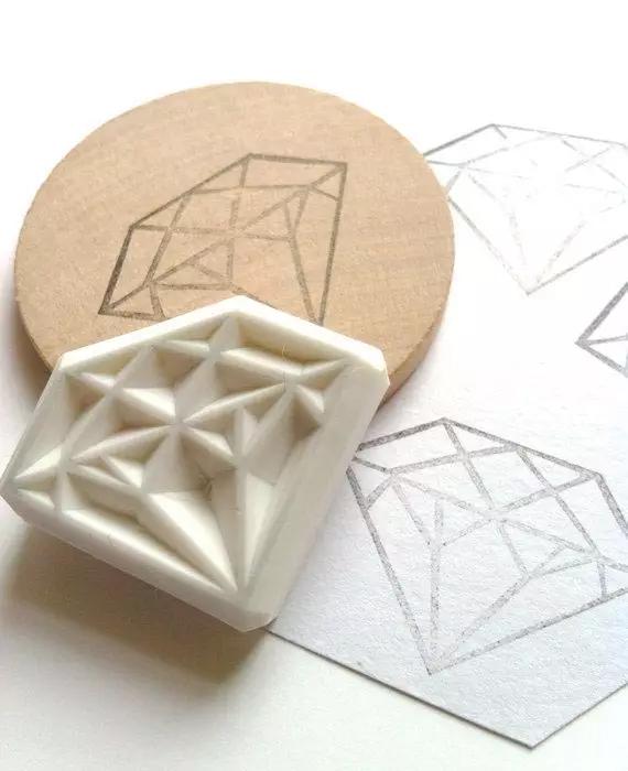 一块钱的可塑橡皮咋做,拿普通橡皮刻印章