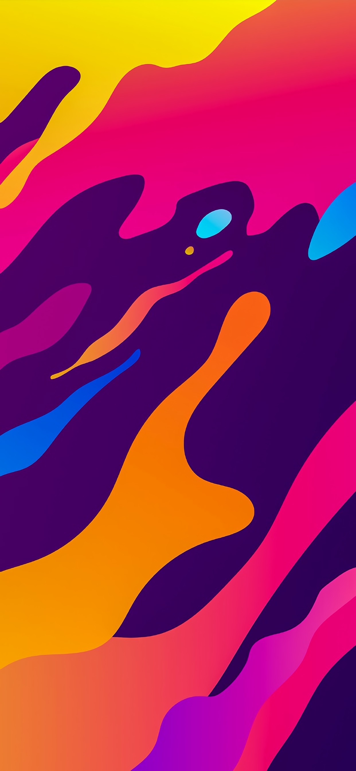 苹果顶级绝美壁纸100张几何图案,仿真曲屏全屏几何立体感壁纸