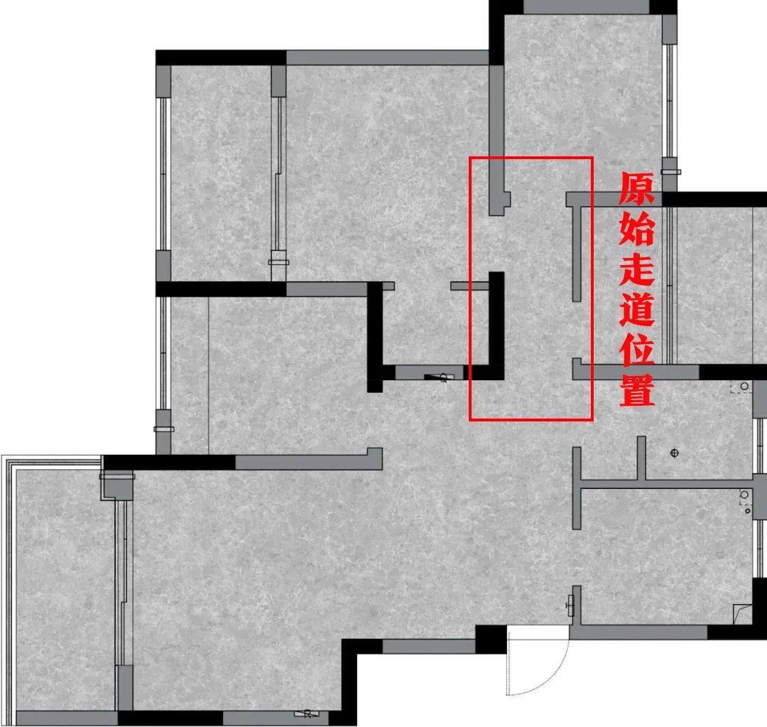 走廊整体设计,小户型细长户型布局设计