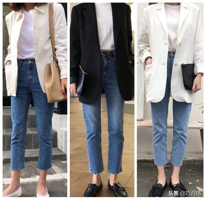 牛仔裤最简单的搭配,夏天的各款牛仔裤最佳搭配