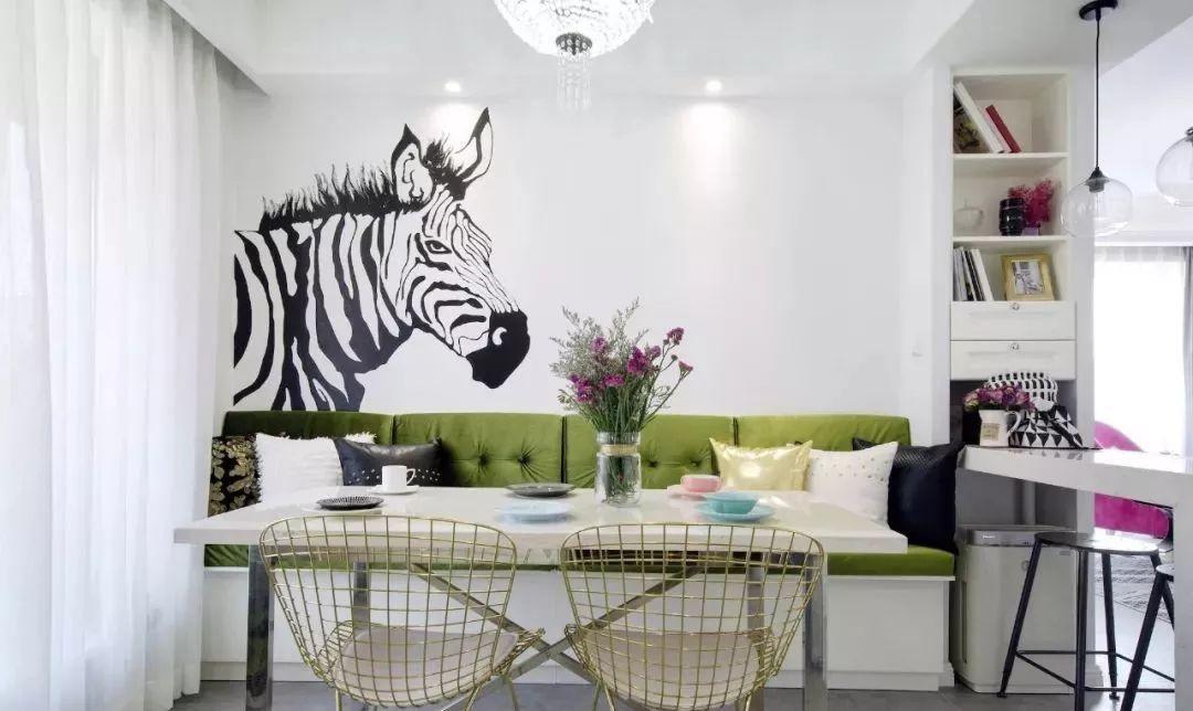 小户型客厅餐厅一体隔断加卡座,小户型餐厅卡座设计尺寸