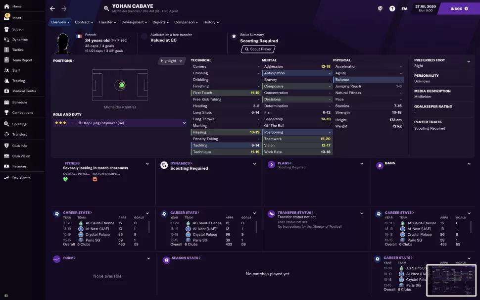 fm2021开档必签球员推荐,fm2021开档必签年轻妖人