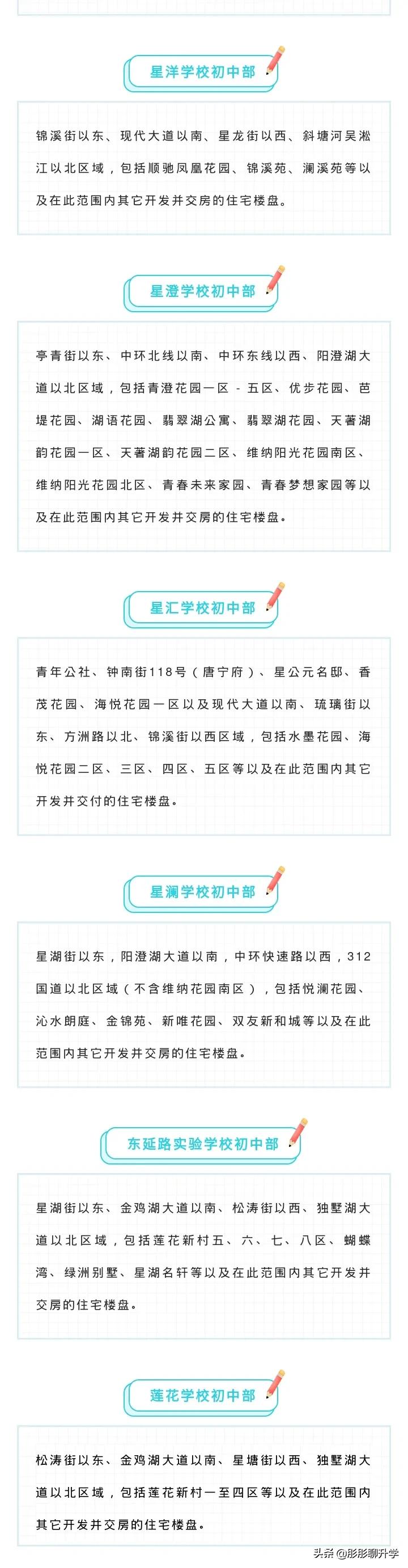 苏州相城区初中施教区,苏州中学施教区划分