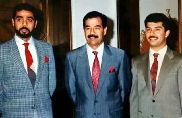 萨达姆乌代库赛逃亡时的汽车,萨达姆的儿子乌代库赛死时的年龄