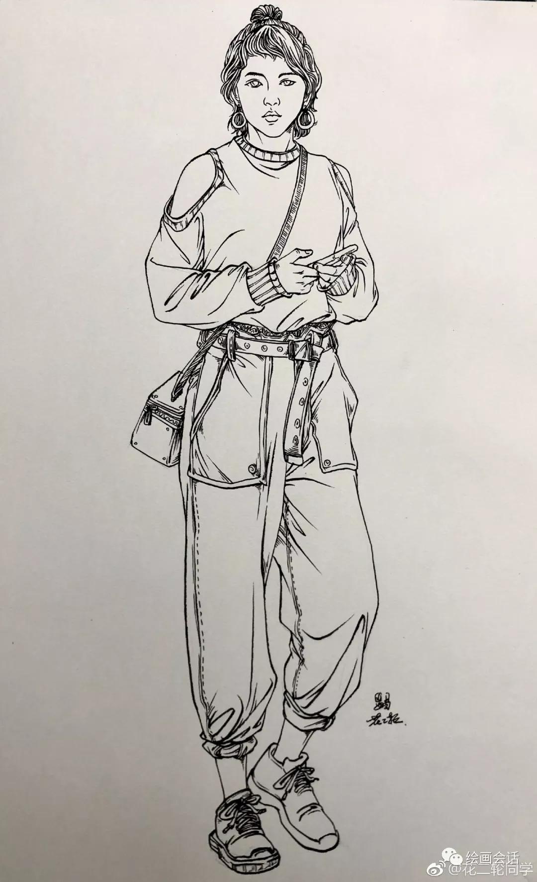 简单钢笔山水速写临摹图片,钢笔速写临摹推荐