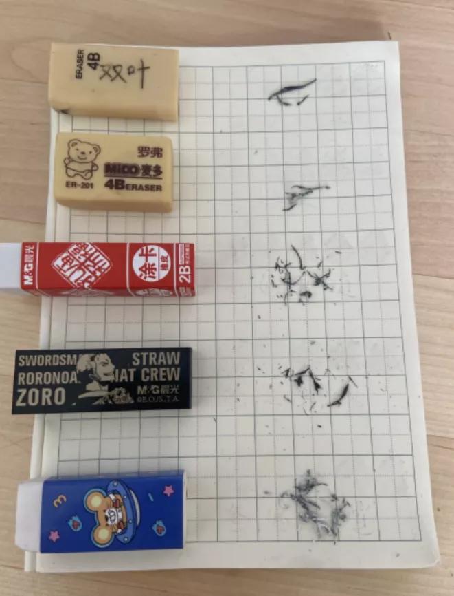 超好用的一款橡皮,多款橡皮测试