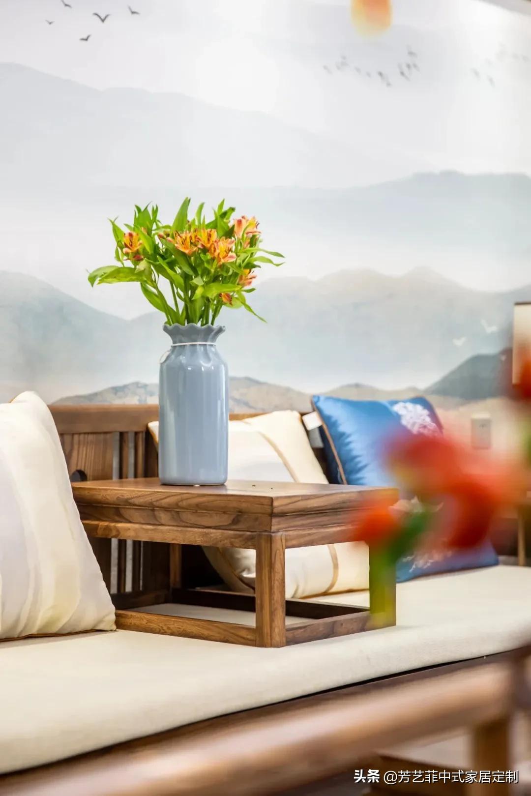 新中式家具简单大气图,新中式家具秀气