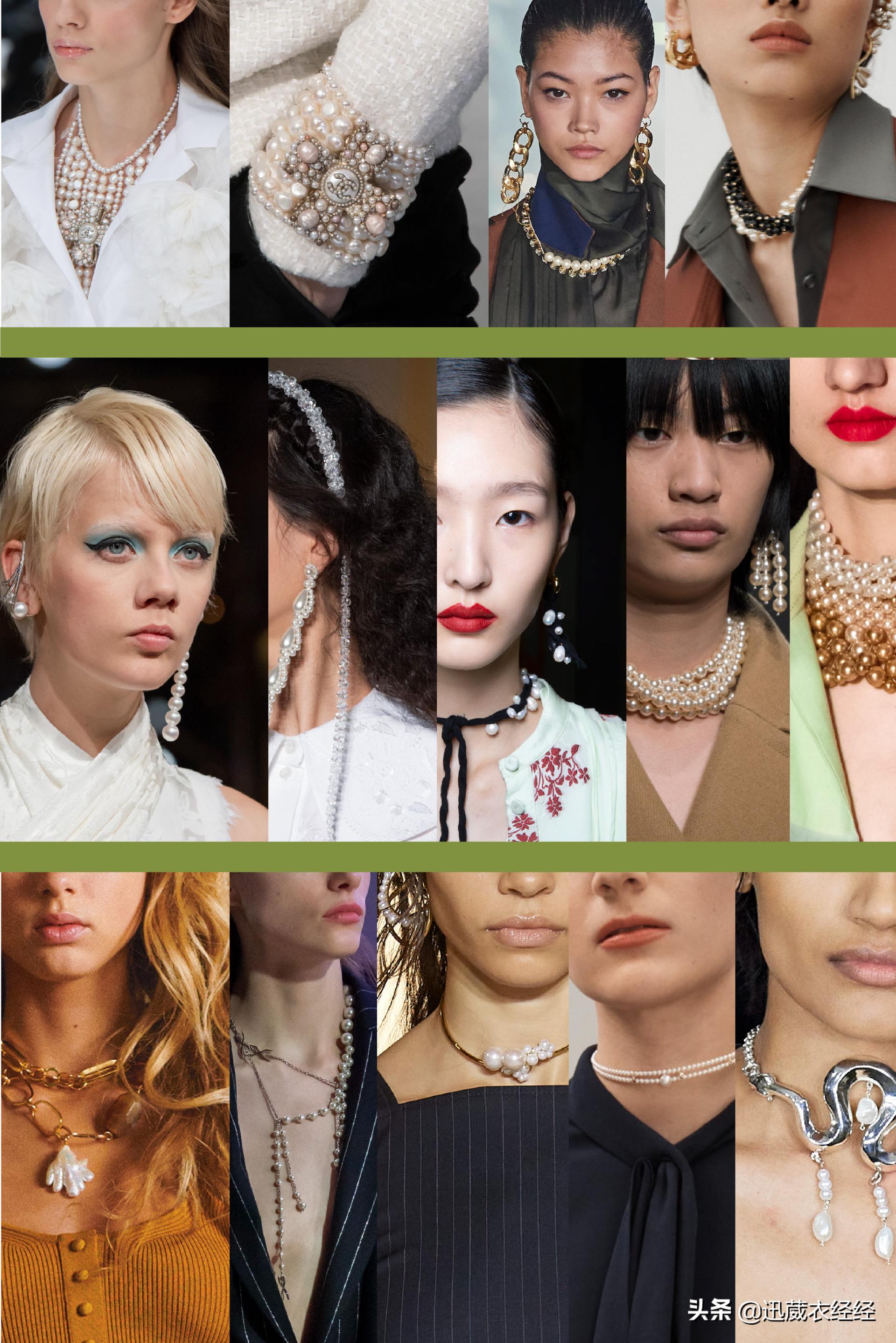 珍珠配饰怎么戴时髦又好看,珍珠搭配珍珠这样戴才气质又减龄