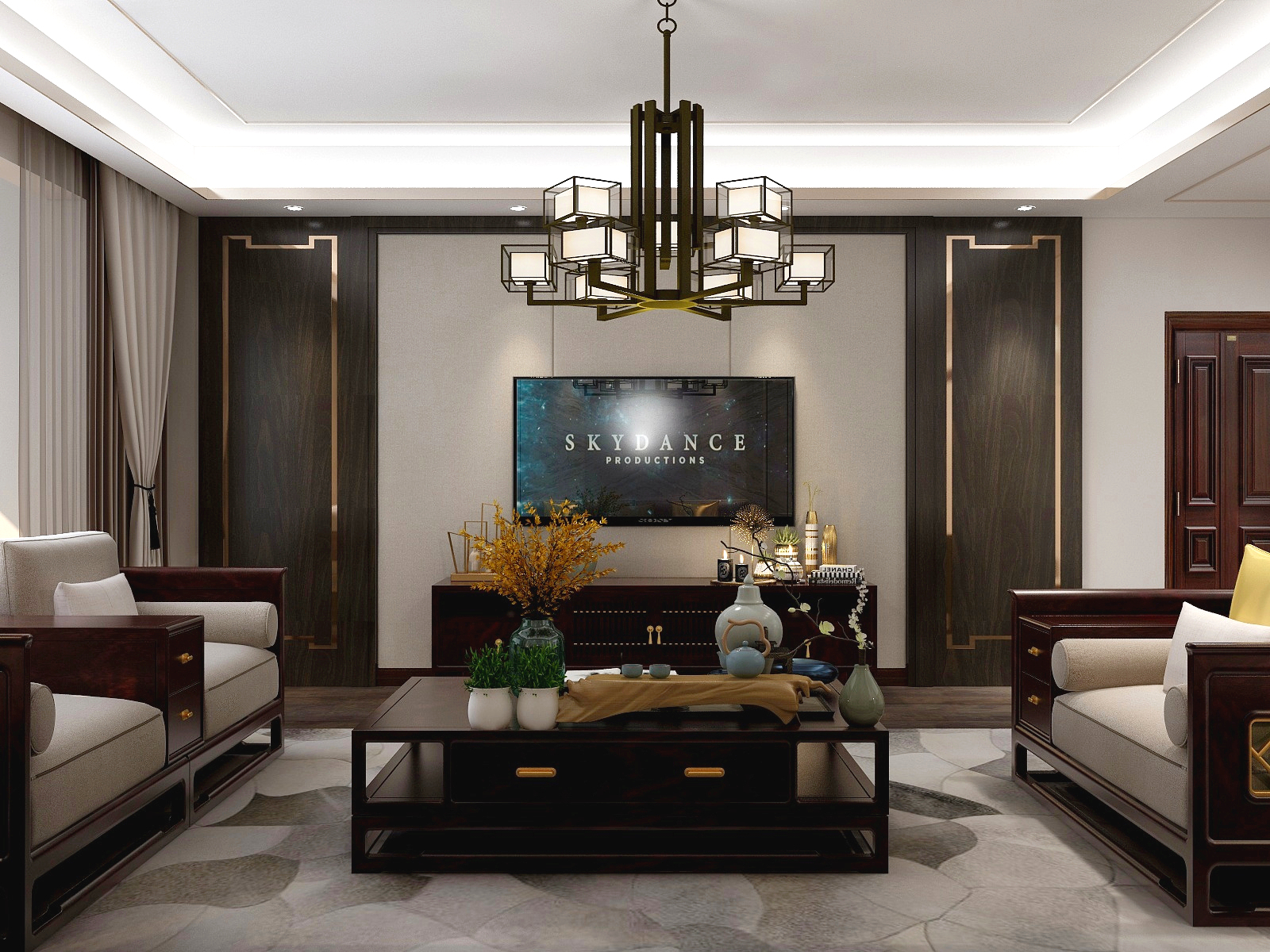 和达璟城紫御样板间,和达紫御一楼