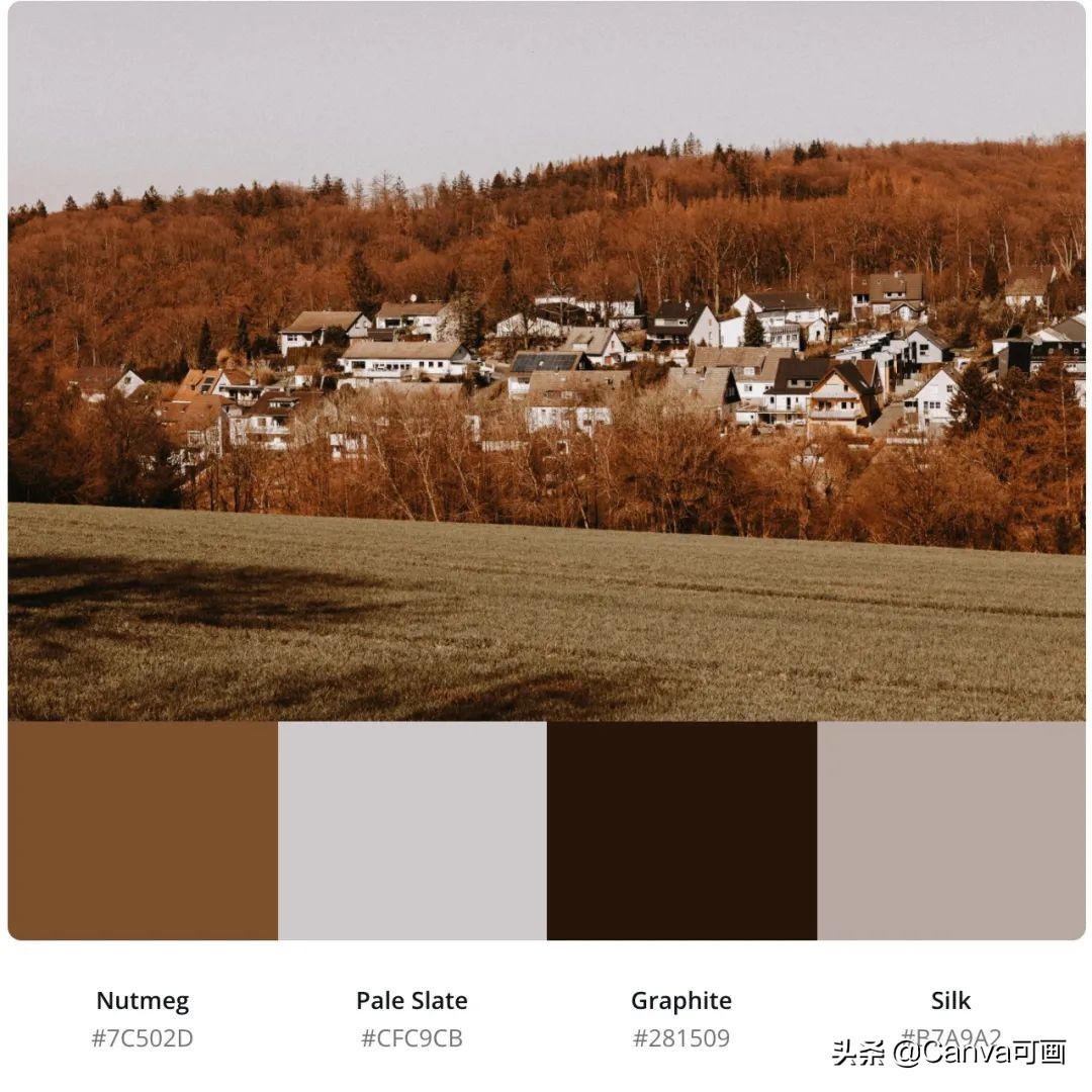 秋天配色插画秋高气爽,秋季高清插画