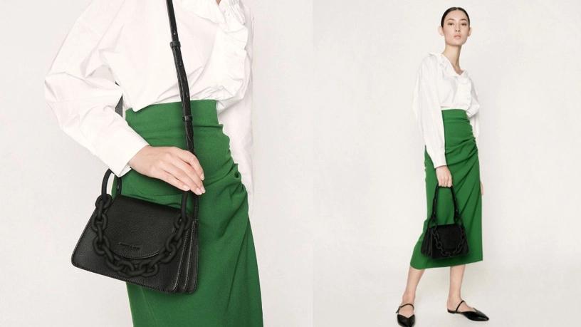 小ck包包一字扣链条,小ck新款丝带链条包