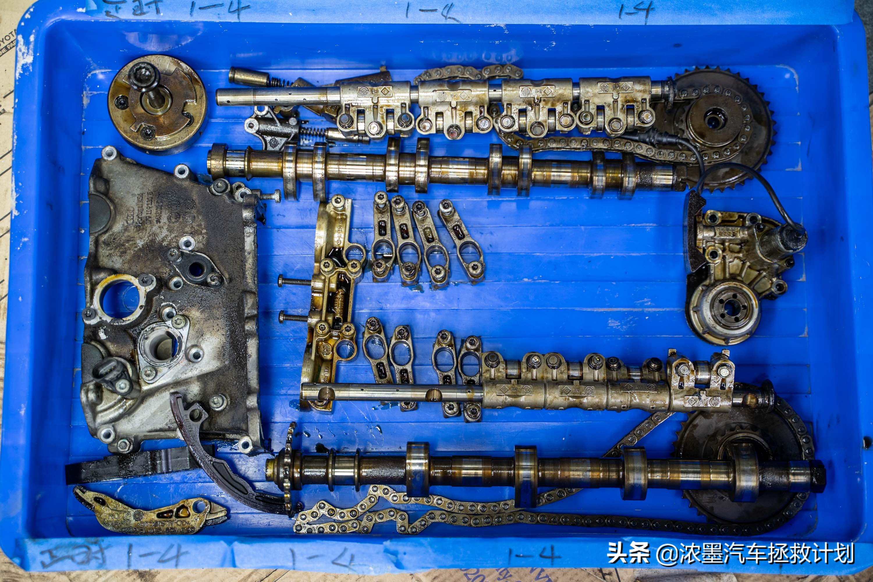 奥迪a6发动机大修全过程,翻新奥迪a6大修发动机