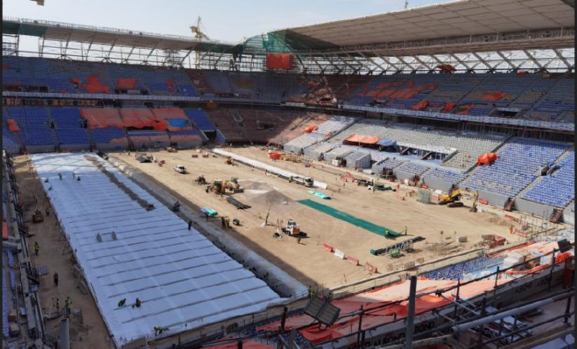 卡塔尔世界杯建造可拆卸体育场,冲刺世界杯