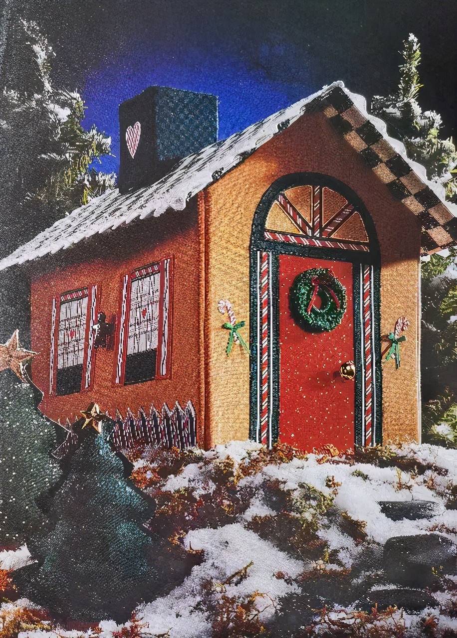 超美“圣诞限定”|圣诞布艺小屋