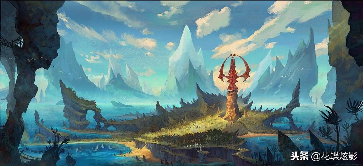 chatgpt场景原画,宏大的游戏场景原画图片