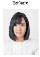 剪了个新刘海后，美颜滤镜我都删了